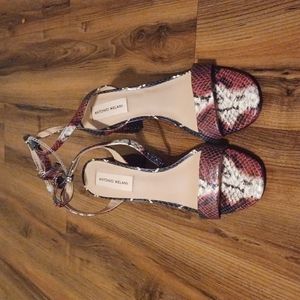 Antonio Melani snake skin heels for women size 9